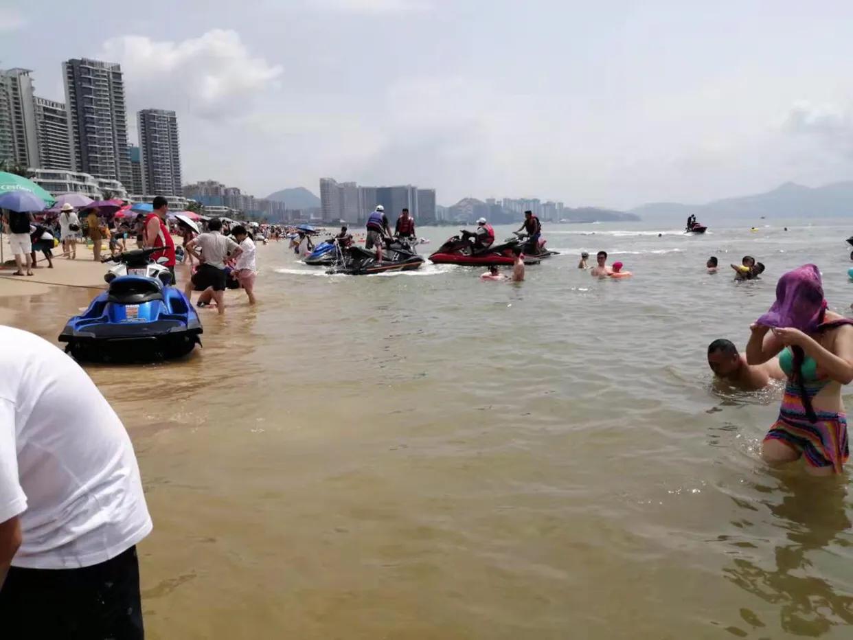 华润小径湾海滩,华润小径湾海边退潮时间