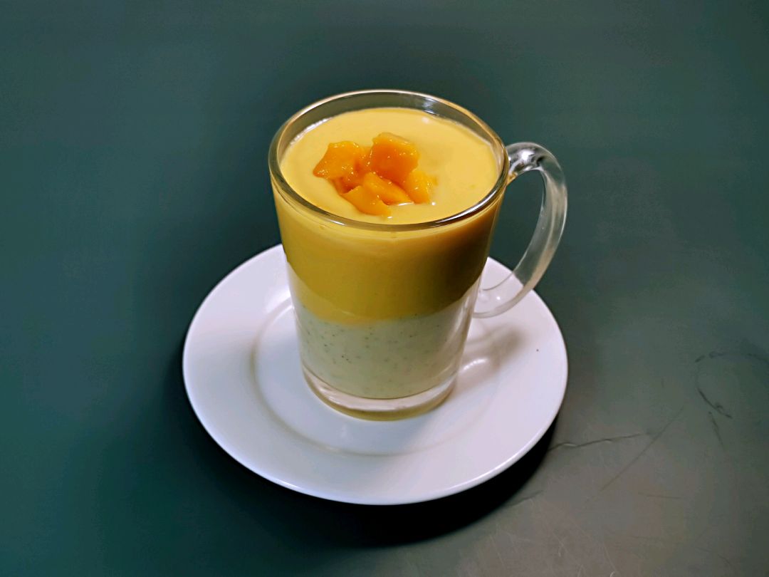 芒果猕猴桃奶昔,芒果猕猴桃燕麦奶昔