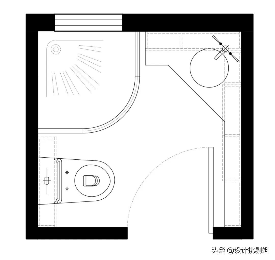 3平米卫生间怎么布置最好,3.1平米卫生间如何增加收纳