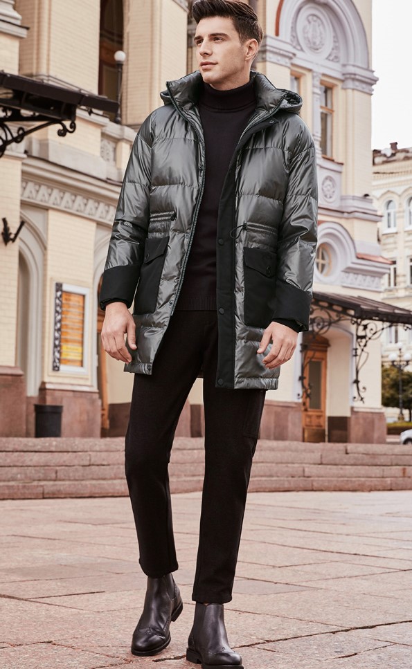 配羽绒服穿的毛衣男款,别再穿棉服了