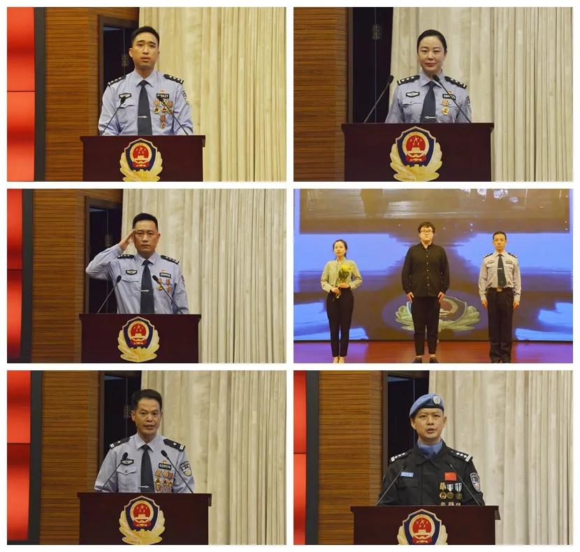 全省公安先进事迹巡回报告,省公安厅先进事迹报告会