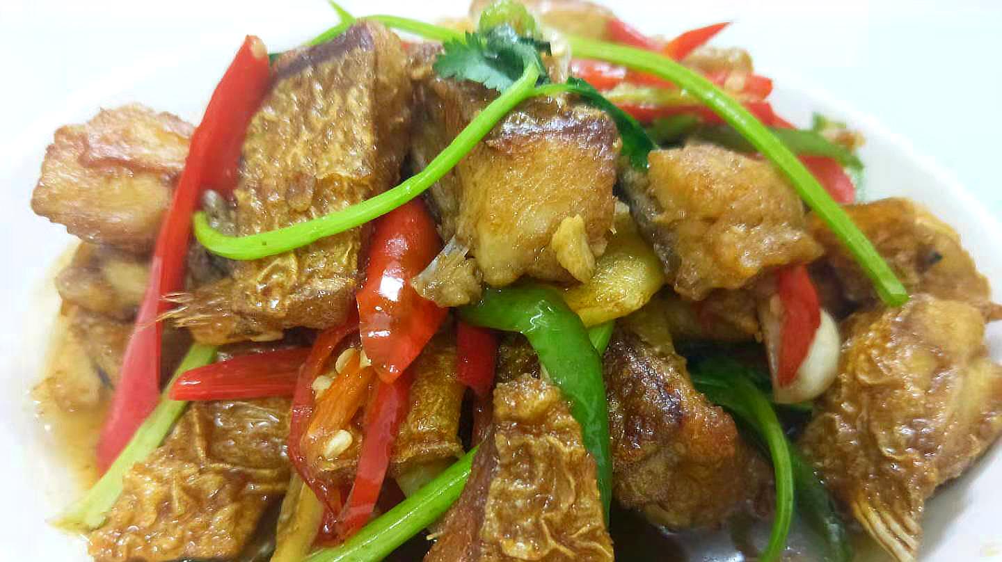特色香煎鱼块,香辣煎鱼块正宗做法