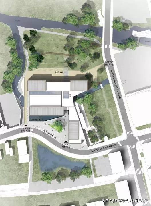 100张水景设计图,景观设计元素整理图