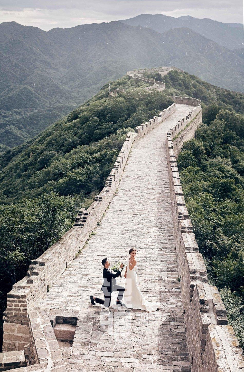 韩庚卢靖姗晒婚纱照图片,韩庚卢靖姗婚后甜蜜晒婚纱照