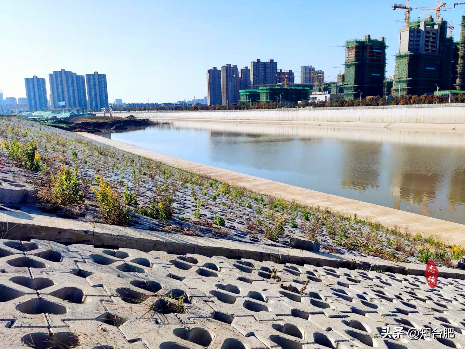 肥西上派引江济淮工程对比图,引江济淮肥西上派景观带规划