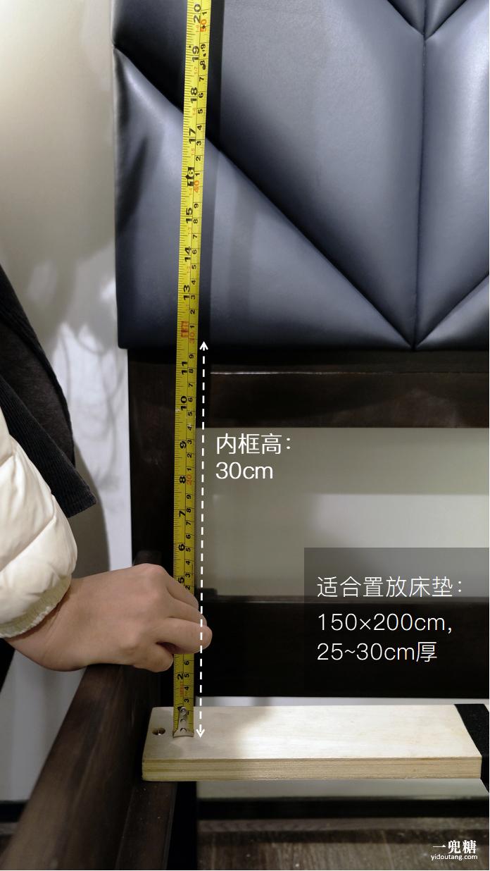 美式轻奢实木床主卧1.8米双人大床,美式实木床现代简约白色1.8米大床