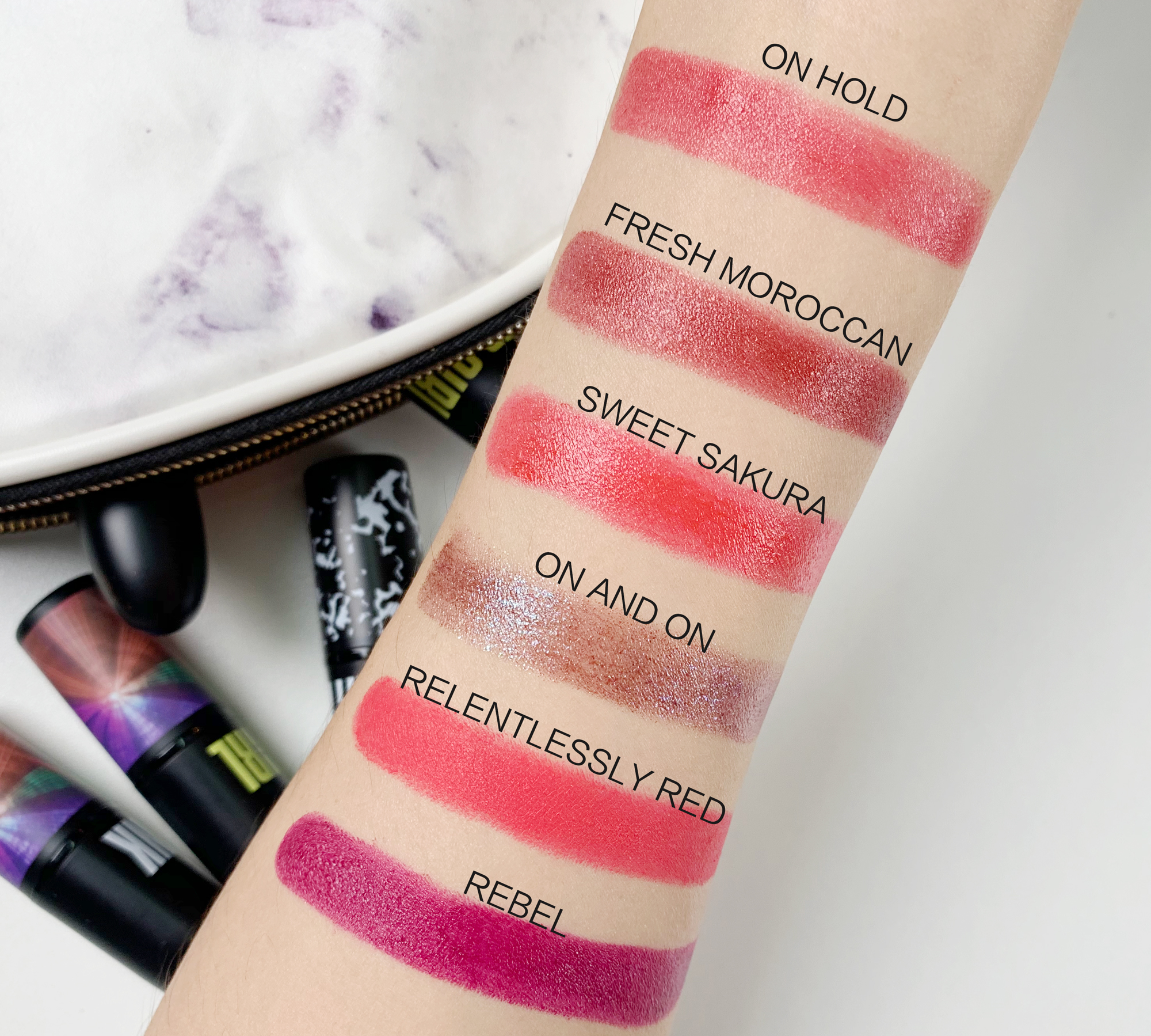 mac口红试色合集,mac口红真人试色