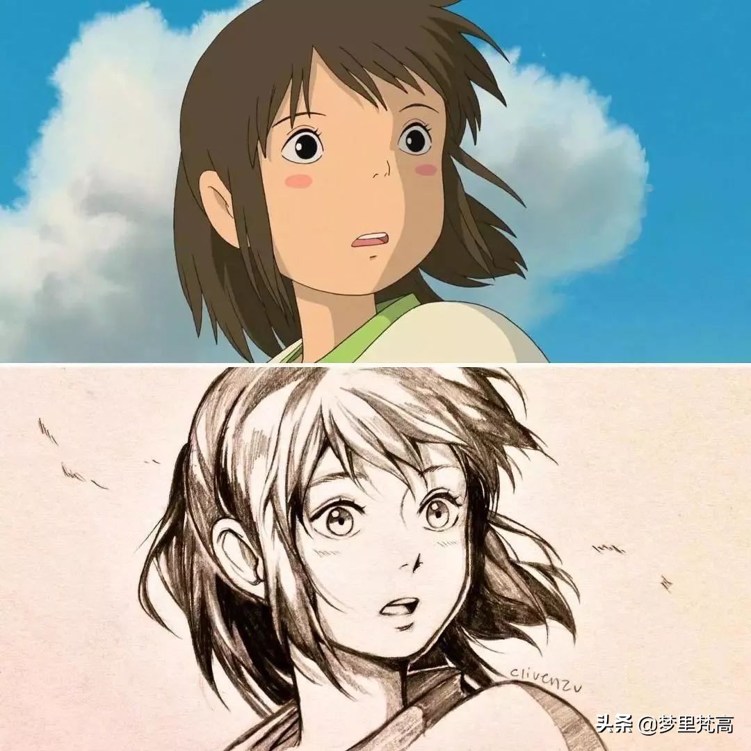 铅笔画素描动漫,铅笔画的动漫素描少女