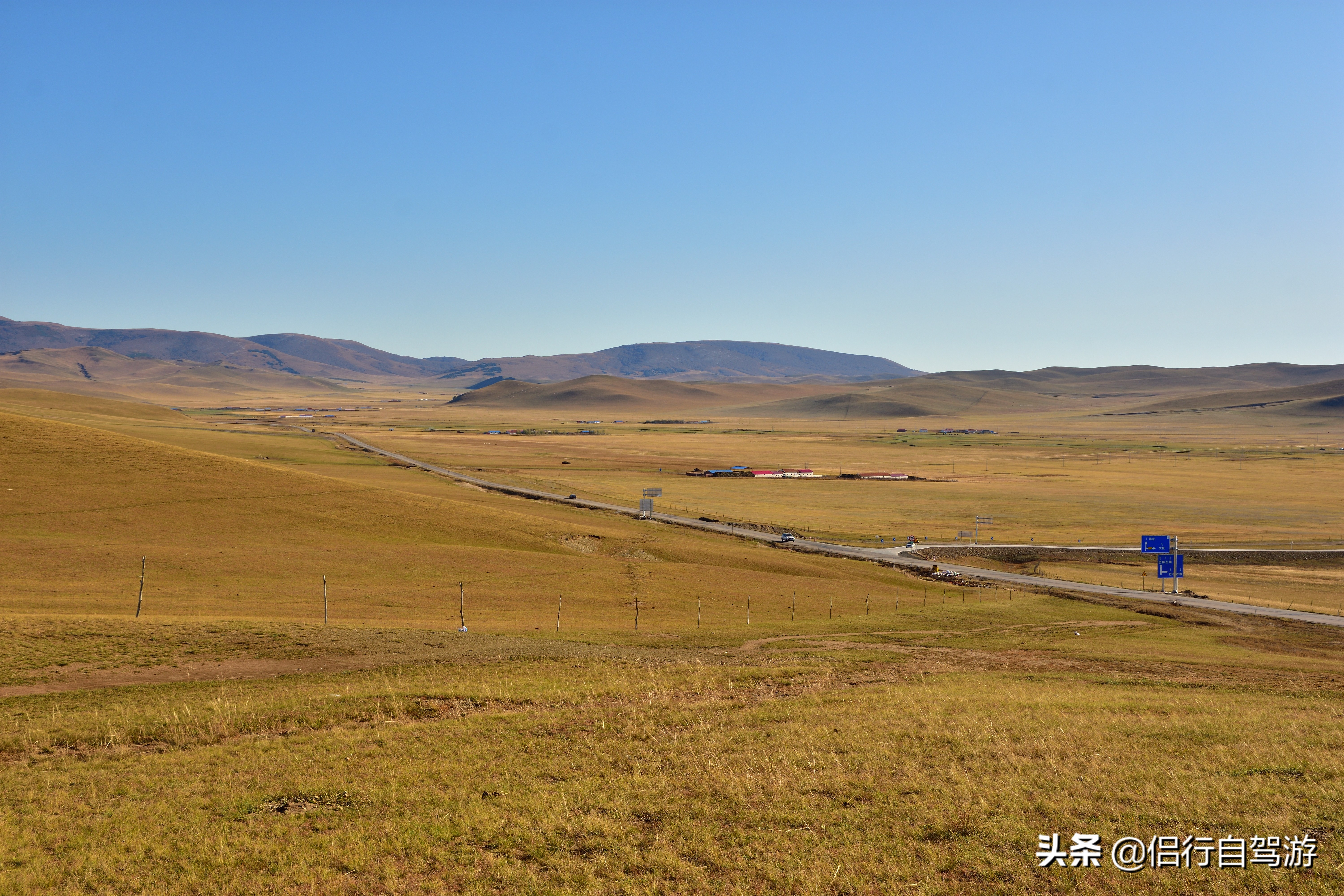 西乌旗景观大道,两条景观大道