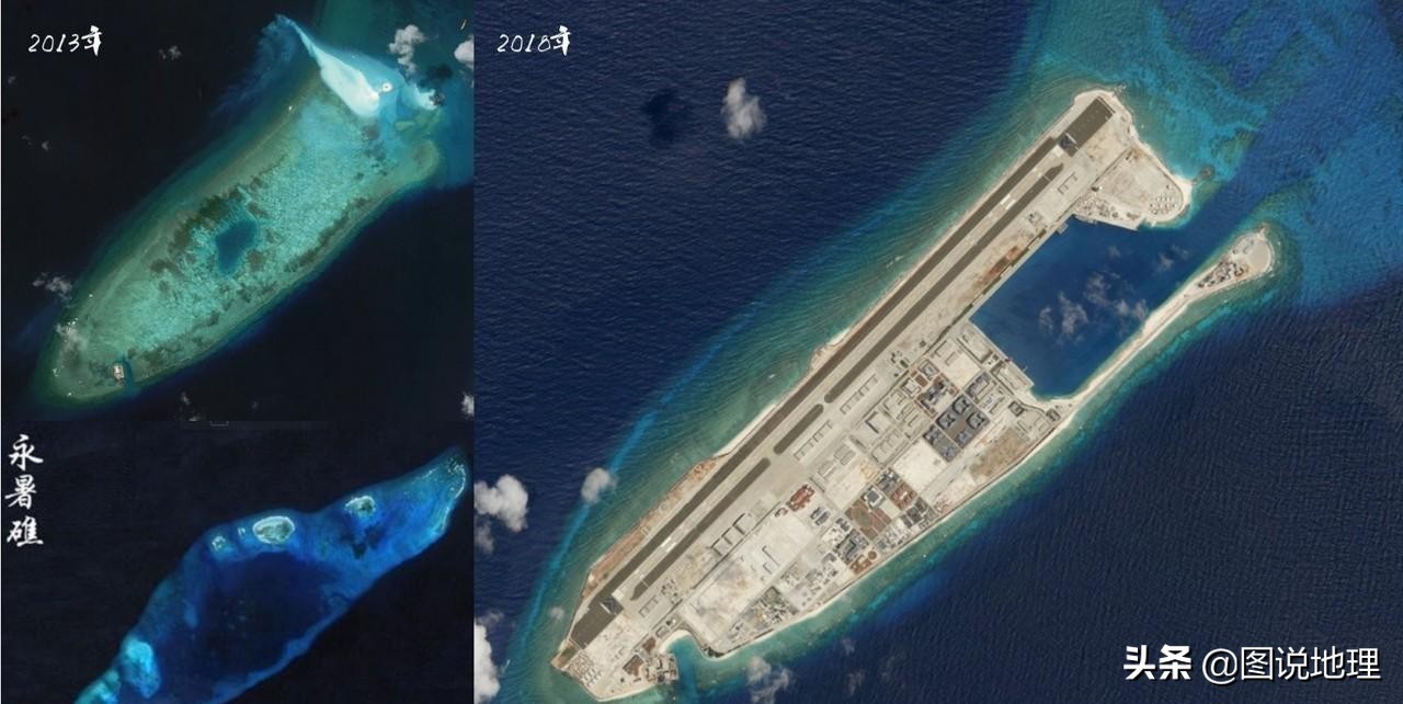 柏礁的开发潜力仍然远超永暑礁,柏礁建设情况现状