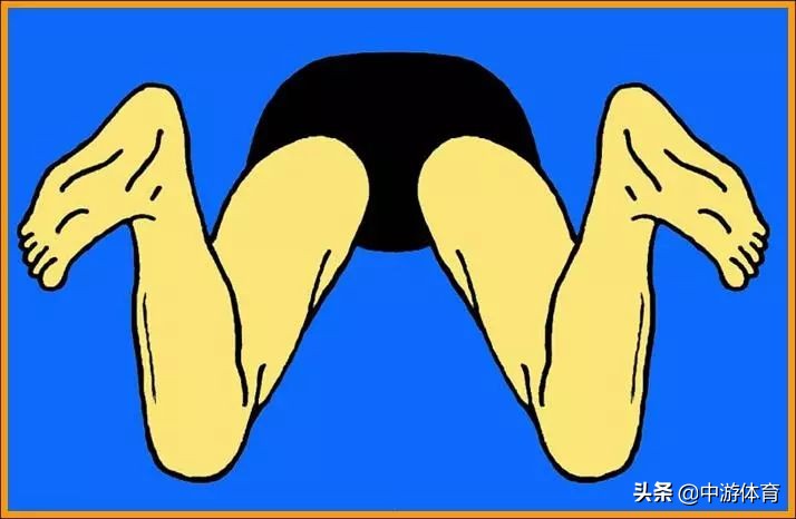 中游体育:蛙泳的翻脚动作是如何把你的膝盖练废的