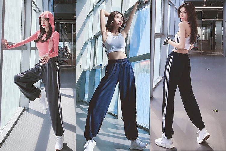 慵懒束脚裤夏季,休闲收口束脚裤穿搭小个子