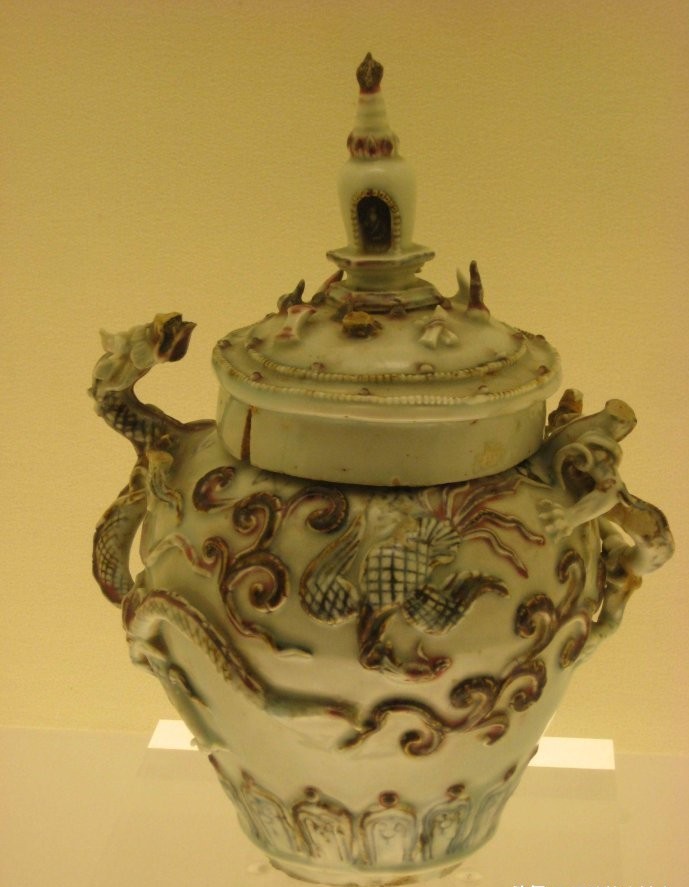 古墓挖出金银器,元代古墓出土文物