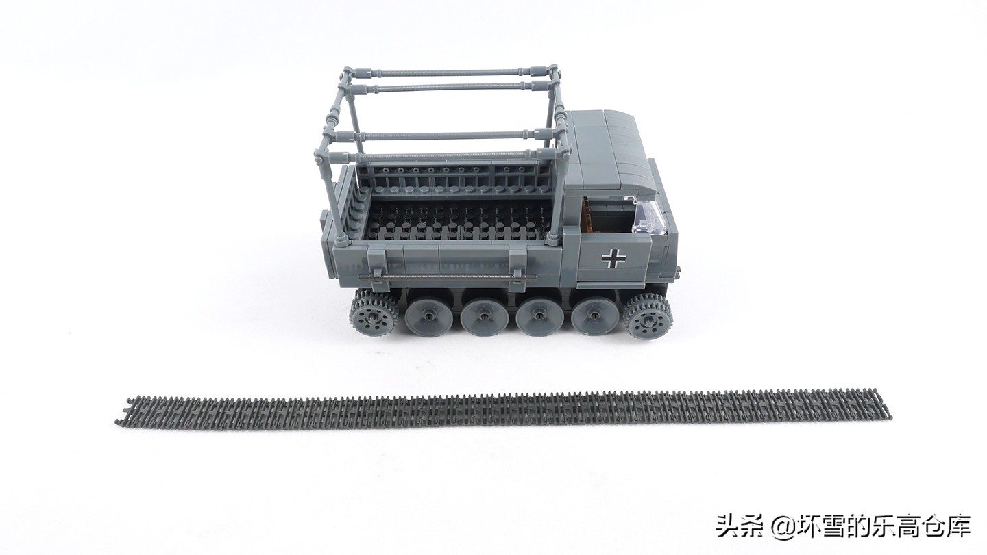 用积木还原二战,二战德军运输车积木