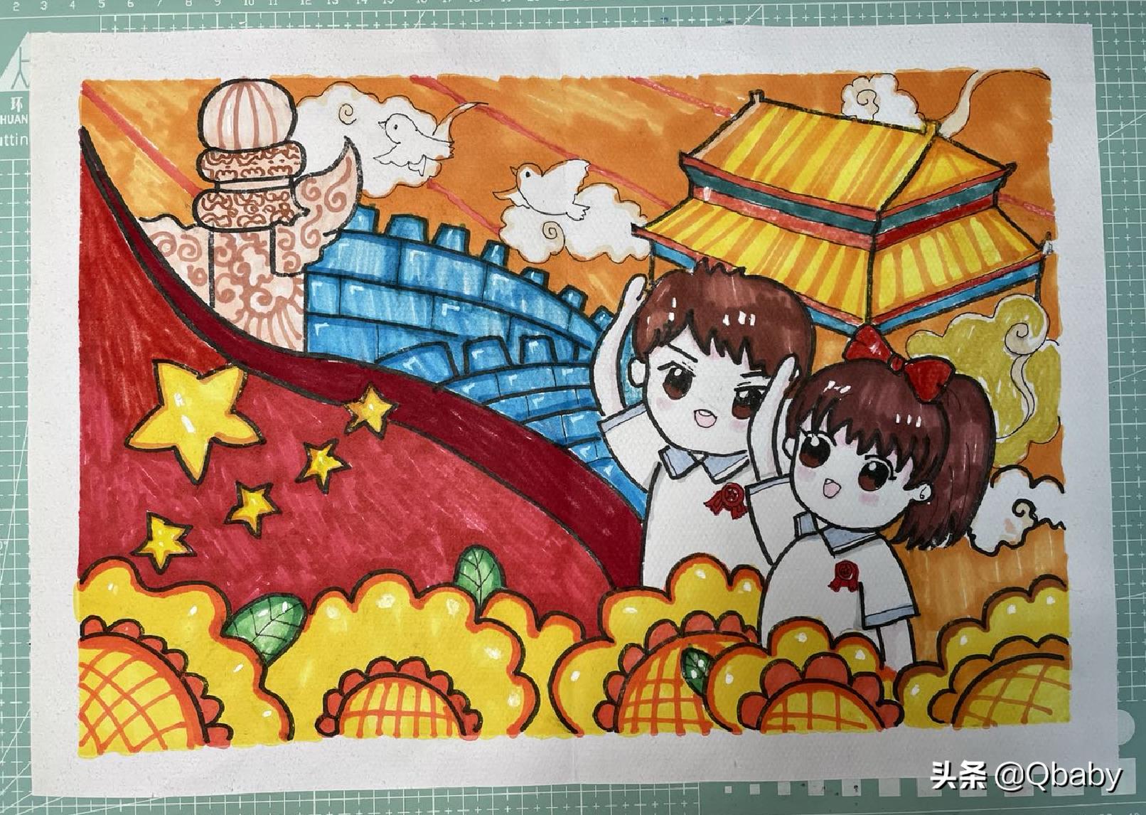 手抄报绘画必备小技能图,手抄报的绘画技巧