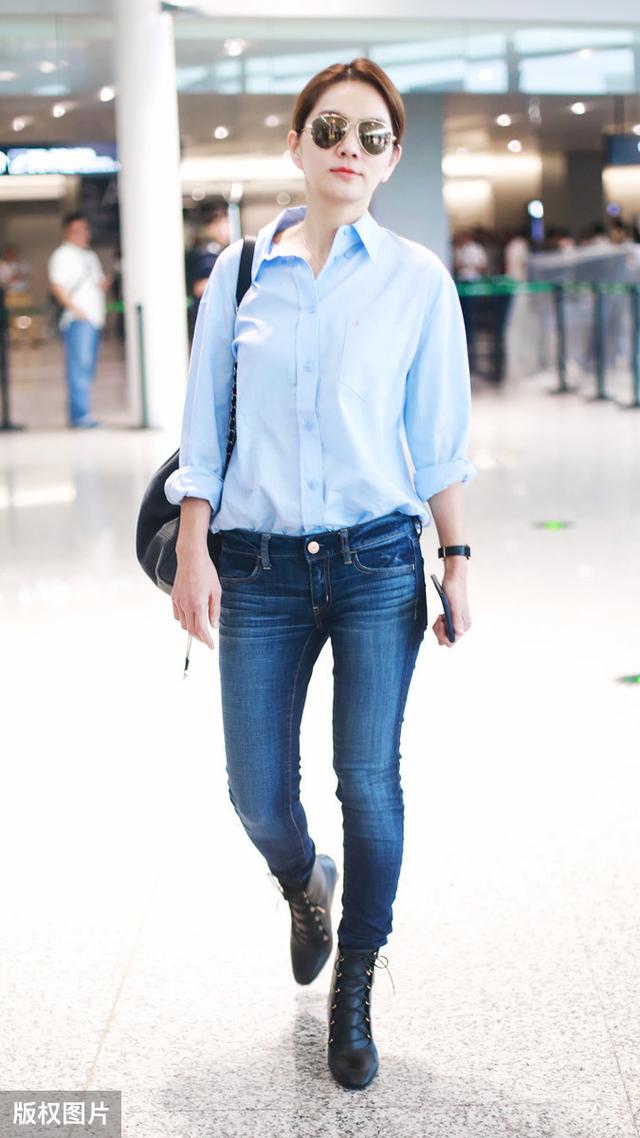 陈嘉桦同款牛仔裤,陈嘉桦私服穿搭低调不张扬