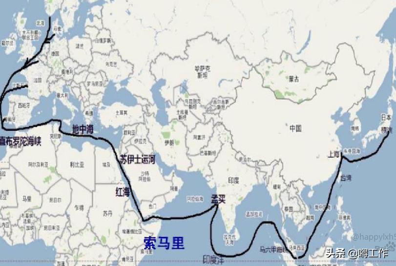 “嘚工作”的航运基本冷知识---世界主要海运航线