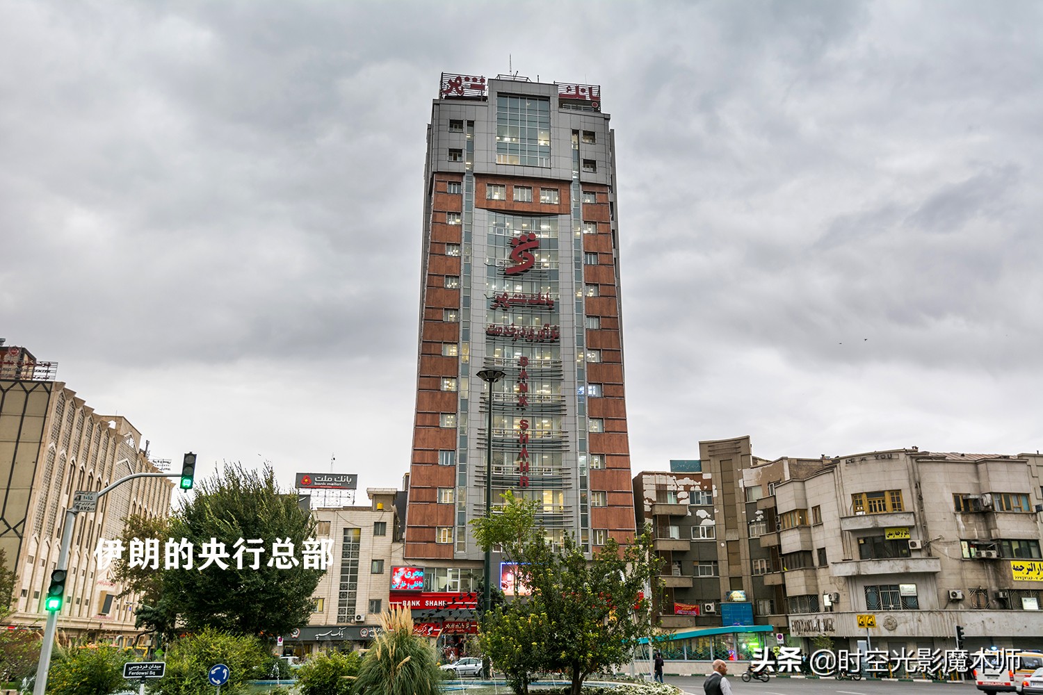 伊朗首都德黑兰夜景航拍,伊朗德黑兰图