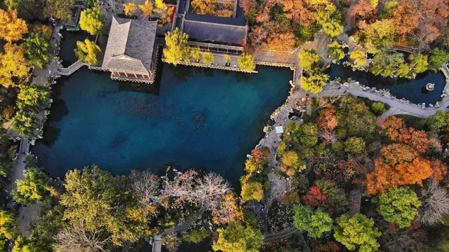 济南四大泉群,济南四大泉群全景图