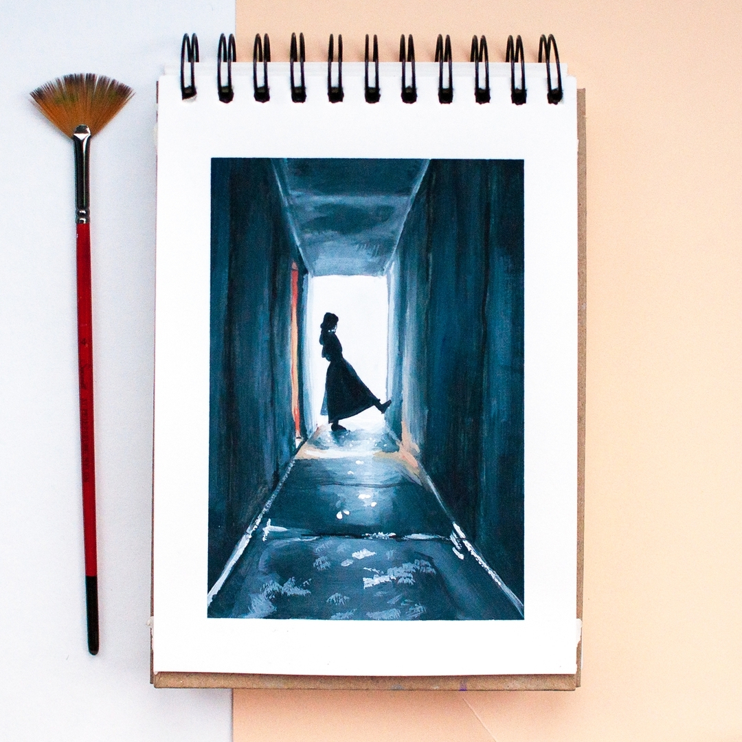 水彩手绘风景,sketchbook水彩手绘