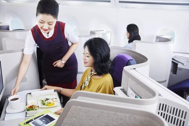 国航a350公务舱米兰,国航空客a350900超级经济舱