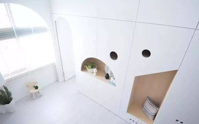 单身公寓复式楼日式,35平简单复式公寓