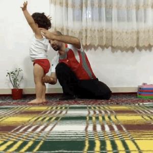 泰山腹肌小孩,五岁小孩儿8块腹肌