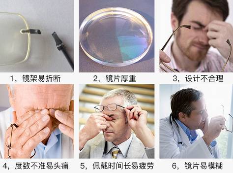 来自日本的超轻老花镜，轻如纸片，而且折不断