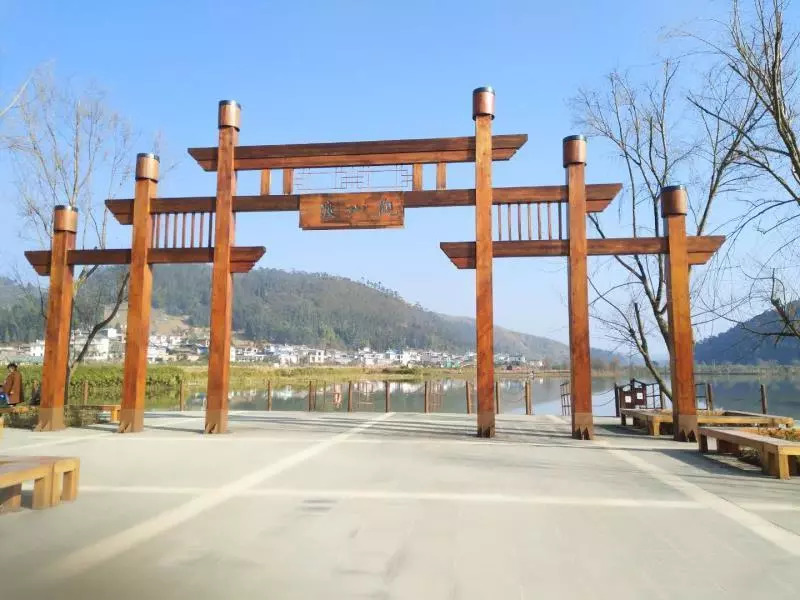 弥勒锦屏后海美景,锦屏后海一日游