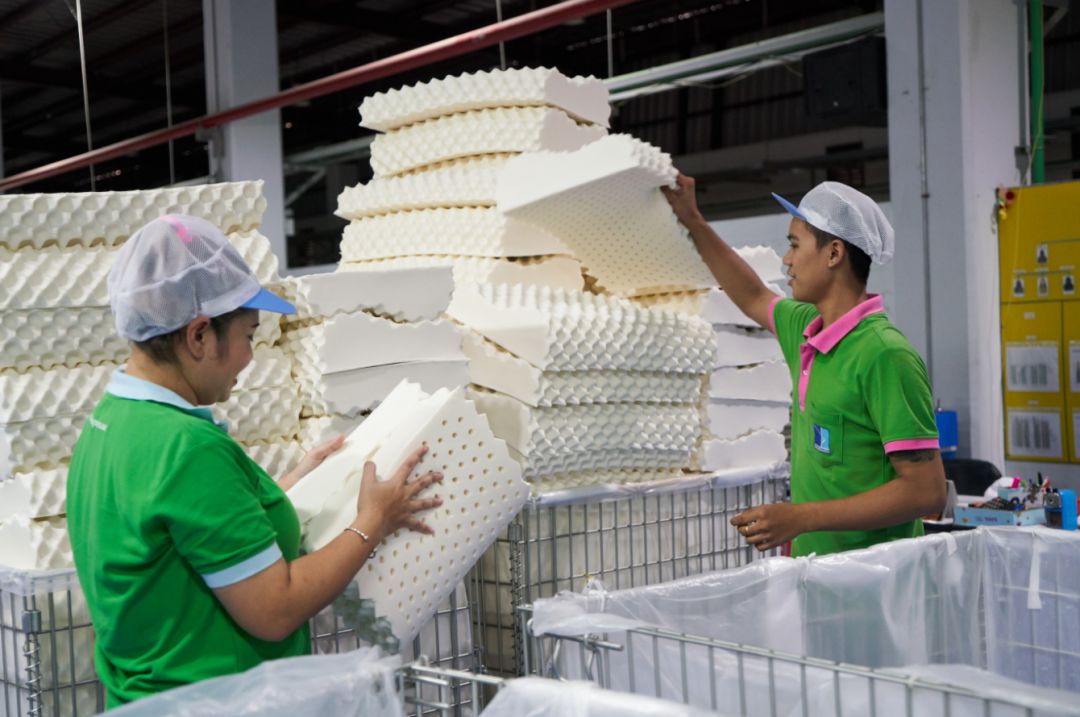 金橡树的波浪乳胶枕泰国原装进口,泰国进口乳胶枕只要99