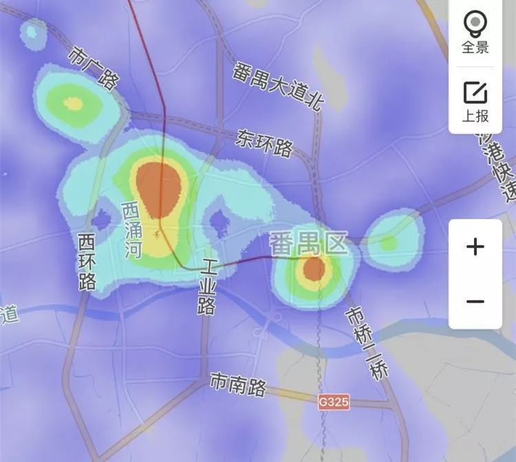 广州楼盘热力图,靠滴滴买别墅