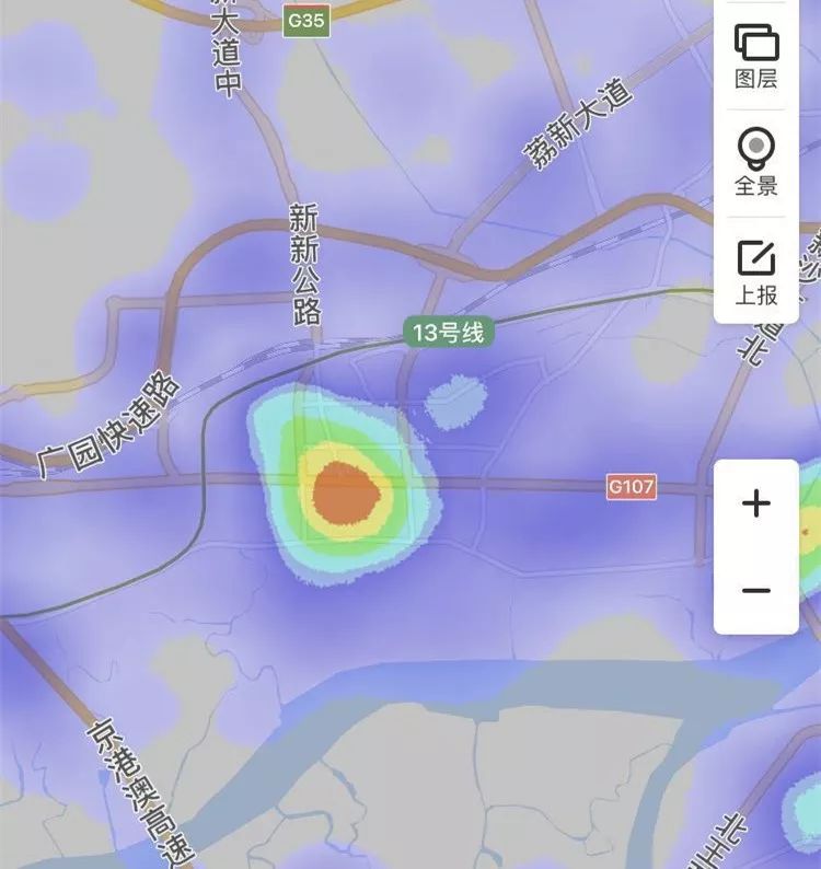 广州楼盘热力图,靠滴滴买别墅