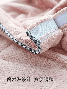 出浴再也不用穿衣服了，这款变态舒服套装，不掉毛又杀菌，5秒吸干一斤水，比普通浴巾好用百倍！