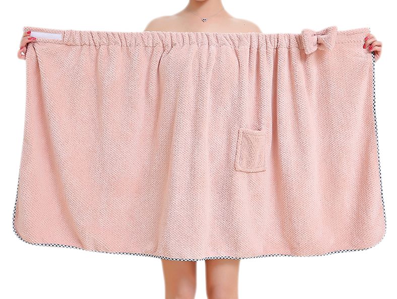 出浴再也不用穿衣服了，这款变态舒服套装，不掉毛又杀菌，5秒吸干一斤水，比普通浴巾好用百倍！