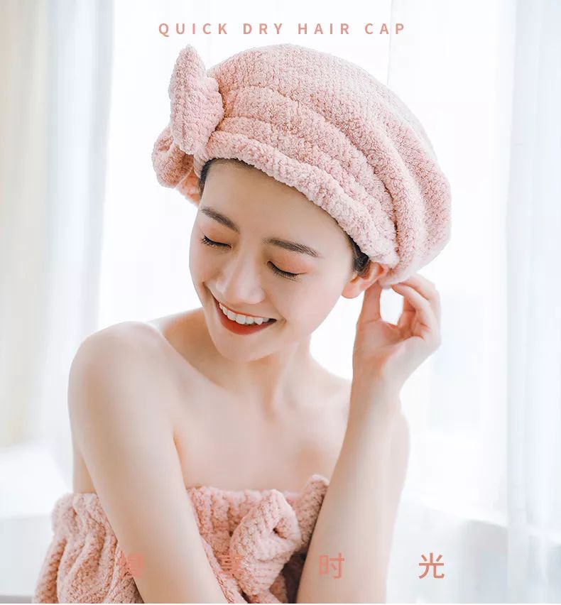 出浴再也不用穿衣服了，这款变态舒服套装，不掉毛又杀菌，5秒吸干一斤水，比普通浴巾好用百倍！