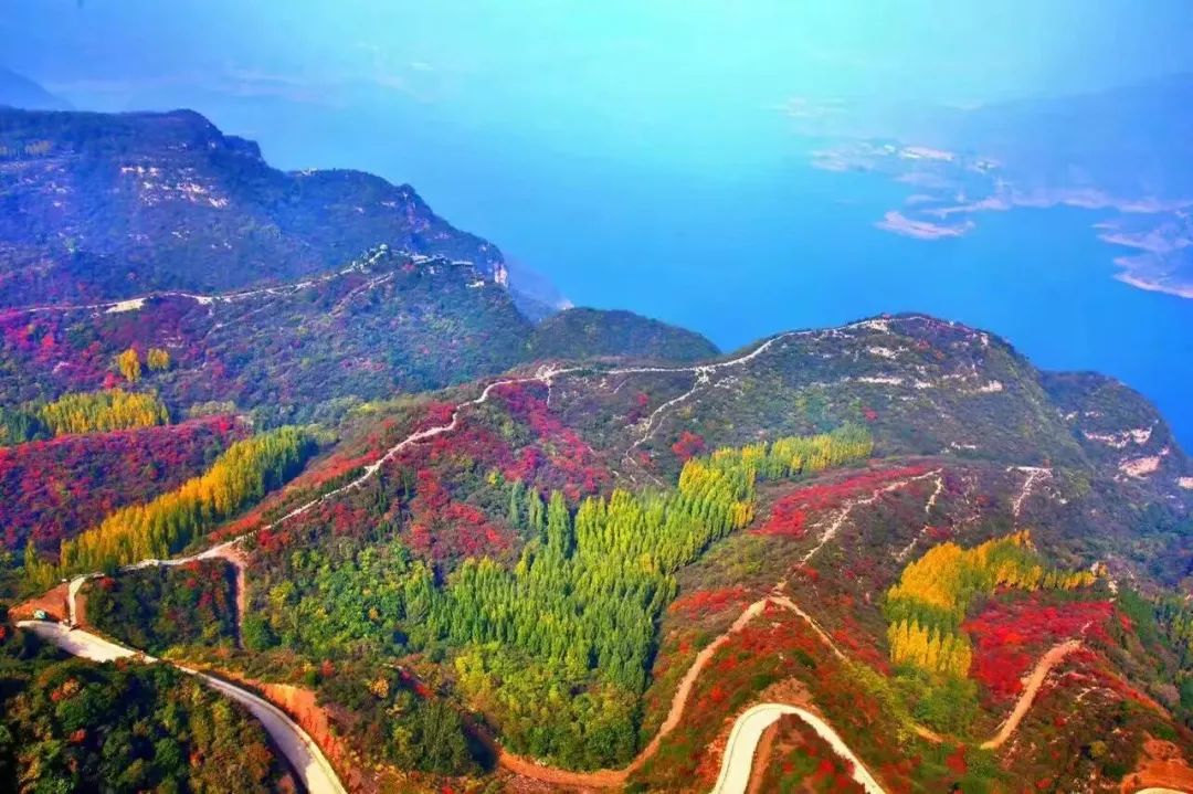 河南秋天最美红叶景区,太美了河南景观