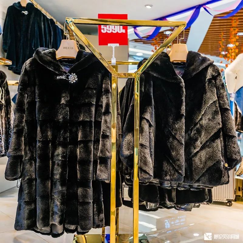 华斯裘皮城十周年,华斯皮草国庆新款
