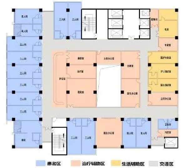 医院护理单元的面积,医院护理单元配置标准