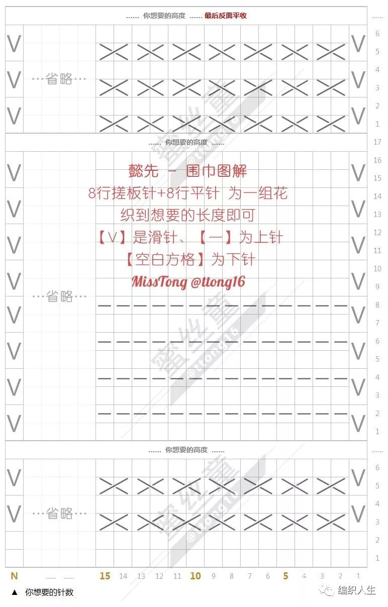 围巾手工织推荐女款棒针,纯羊毛围巾男女通用款