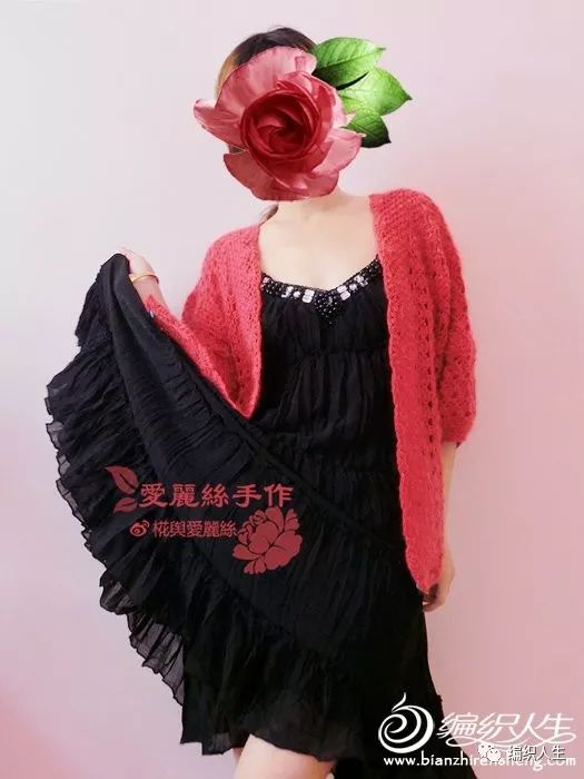 马海毛钩针衣服图片,马海毛衣服的简单花型