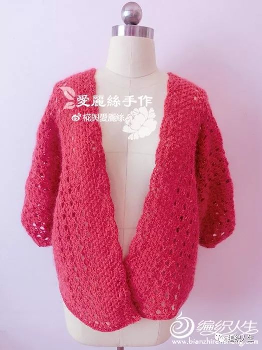 马海毛钩针衣服图片,马海毛衣服的简单花型