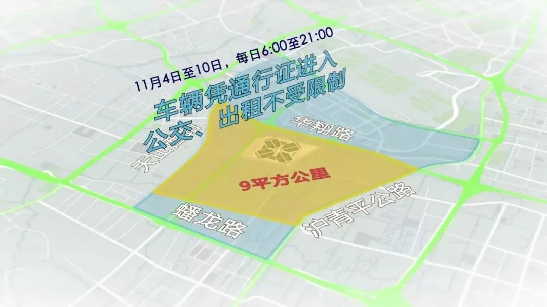 进博会期间交通管制通告怎么写啊,上海疫情期间外牌车可以上高架吗