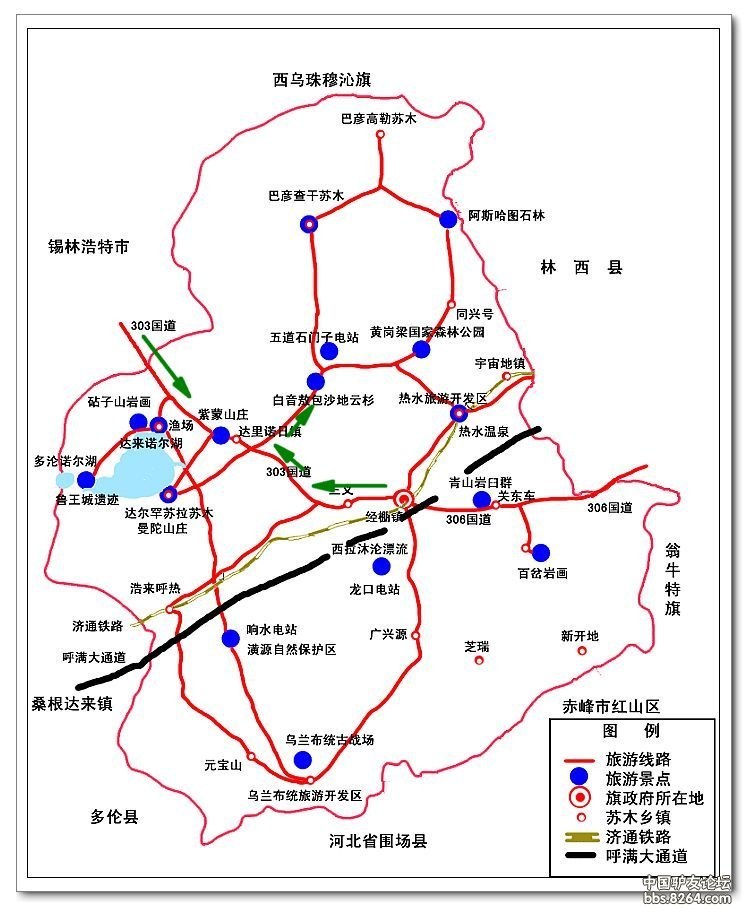 克什克腾白音敖包景区门票,克什克腾白音敖包二道河子景区