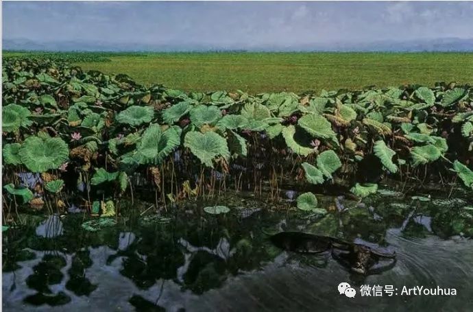 中国山村油画100幅欣赏,田园山水风景油画图片大图
