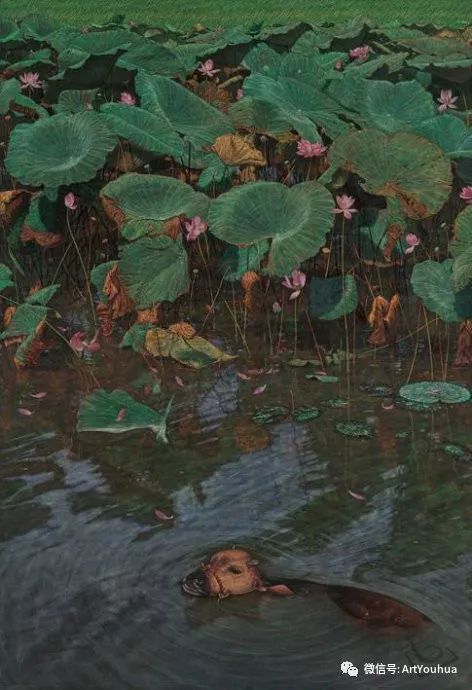 中国山村油画100幅欣赏,田园山水风景油画图片大图