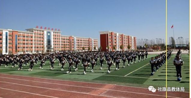 张店区实验中学运动会足球表演,学校足球体育活动展演