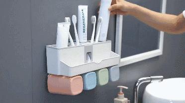 洗漱台不够大乱糟糟的,洗漱台乱七八糟