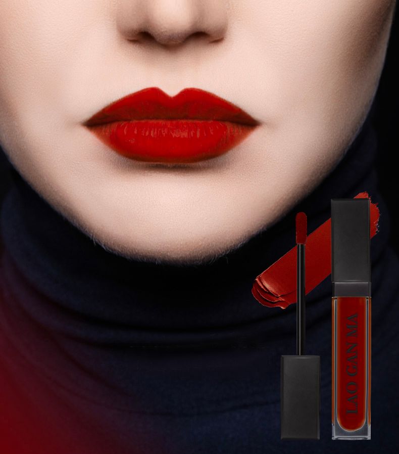 老干妈口红试色,老干妈试色口红