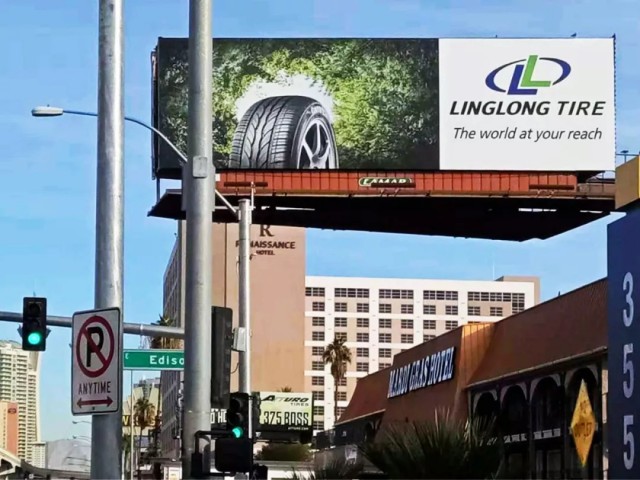 从机场到展馆，玲珑轮胎全面占领拉斯维加斯！