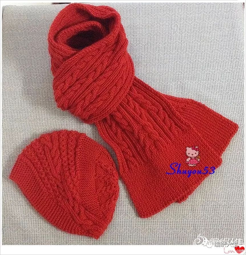 棒针围巾和帽子的教程,冬天棒针最新款帽子